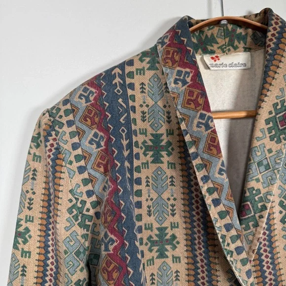 ✨ Rare Find! Vintage Western Boho Cropped Jacket ✨ - Picture 5 of 8